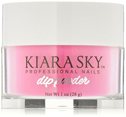 Kiara Sky Long Lasting Nail Dip Powder Pink Tones 1 oz, Pixie Pink Cream-VivaGrace Women