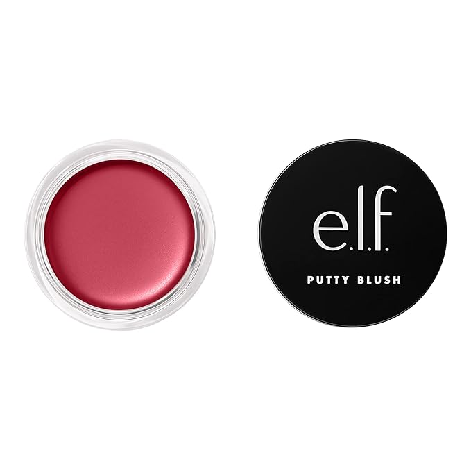 e.l.f. Putty Blush, Creamy & High-Pigment Formula For A Natural Glow, Delivers A Semi-Matte & Powder Finish, Vegan & Cruelty-Free, Caribbean-VivaGrace Women