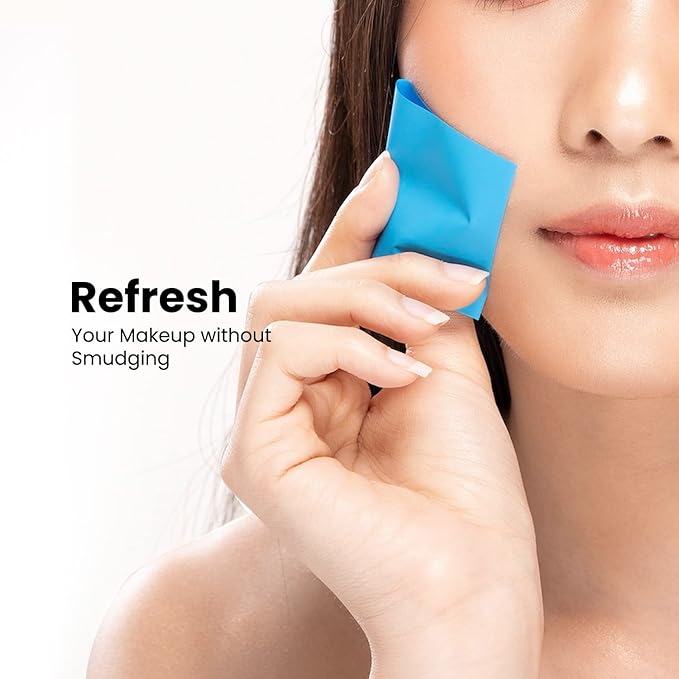 ROSELYNBOUTIQUE Oil Blotting Sheets for Face - Organic Premium Flexible Silky Blotting Sheets Instant Oil-Absorbing Remove Excess Oil & Shine Oil Control Films (50)-VivaGrace Women