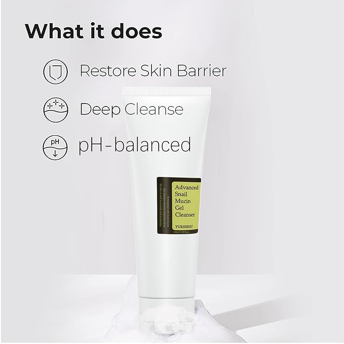 All About Snail Mucin Kit - Snail Korean Skincare 5-Pack, Snail Skin Care Products Set: Face Gel Cleanser, Essence, Cream, Toner & Eye-Cream, Facial Kit for Women and Men Hydrating & Anti-Aging-VivaGrace Women