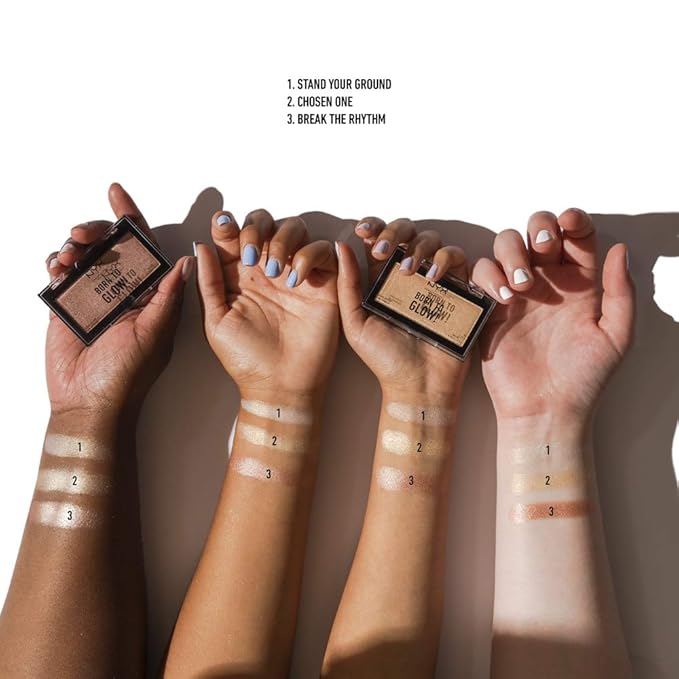 NYX PROFESSIONAL MAKEUP Born to Glow Highlighter Singles, Break The Rhythm-VivaGrace Women