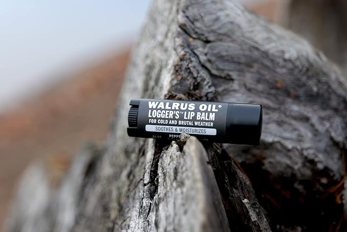 WALRUS OIL - Logger's Lip Balm, 2-Pack, 100% Vegan, Made with Candelilla Wax, Almond Oil, Coconut Oil, Jojoba Oil, and Natural Ingredients.-VivaGrace Women