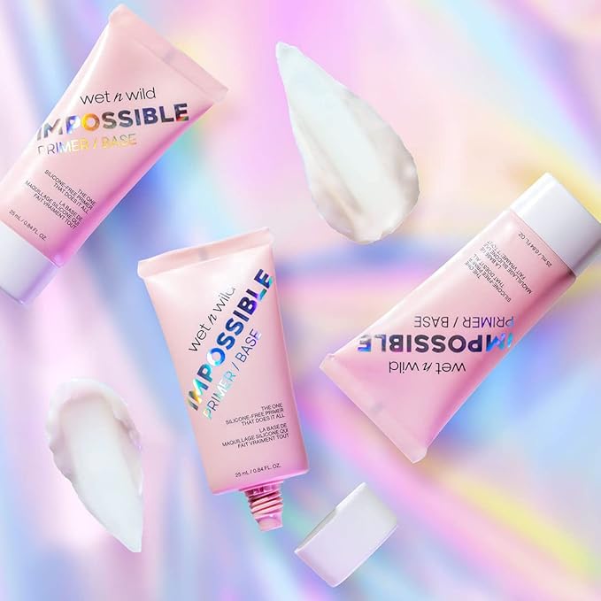 wet n wild Prime Focus Impossible Primer, Clear, Hydrating Matte Finish, 0.84 Fl Oz-VivaGrace Women