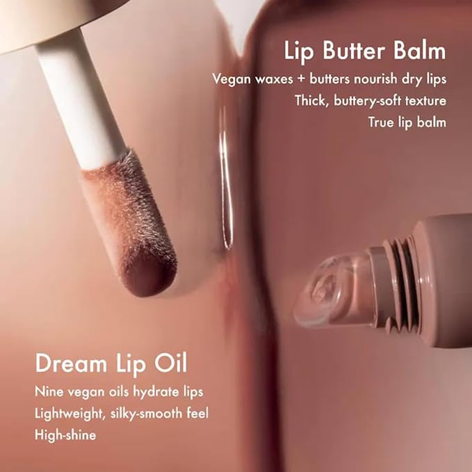 Summer Fridays Dream Lip Oil - Tinted Lip Oil with Moisturizing Sheer Coverage, High-Shine and Deep Hydration - Non-Sticky Formula for Long-Lasting Softness - Warm Beige (0.15 Oz)-VivaGrace Women