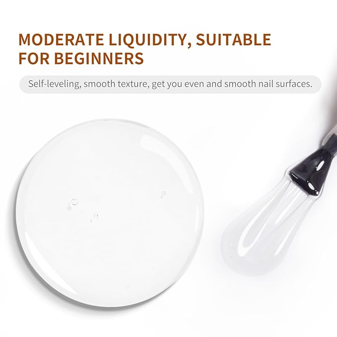 JODSONE Clear Builder Gel for Nails 10ml, Nail Strengthener Gel for Nail Apex, Extensions, Repairing, Thickening, Hard Gel Polish Needs Nail Lamp Curing, DIY Salon Nail Art-VivaGrace Women