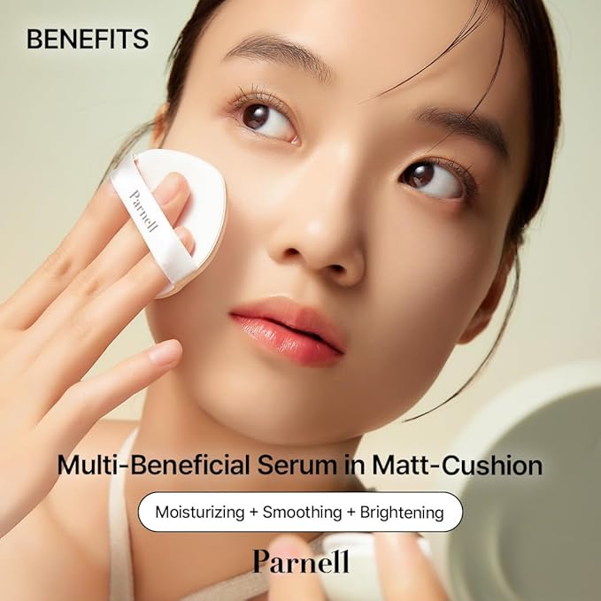 Parnell Cicamanu Serum In Matte Cushion (#19 Porcelain, 15g)-VivaGrace Women