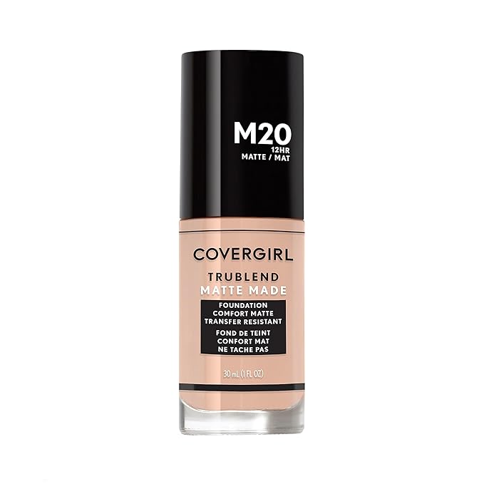 COVERGIRL TruBlend Matte Made Liquid Foundation, Warm Beige-VivaGrace Women