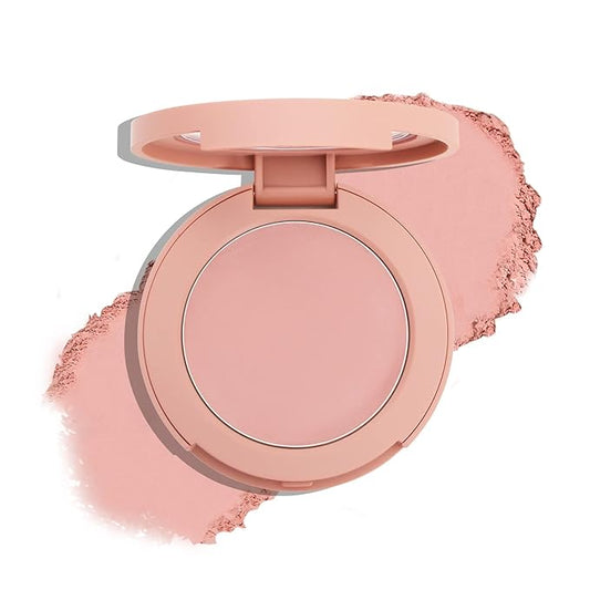 Boobeen Powder Blush, Single Color Blush Face Blush Palette Matte Baked Cream Blush Makeup Powder, High Pigment Pressed Blush for Create a Natural Cheek Flushed Look-VivaGrace Women