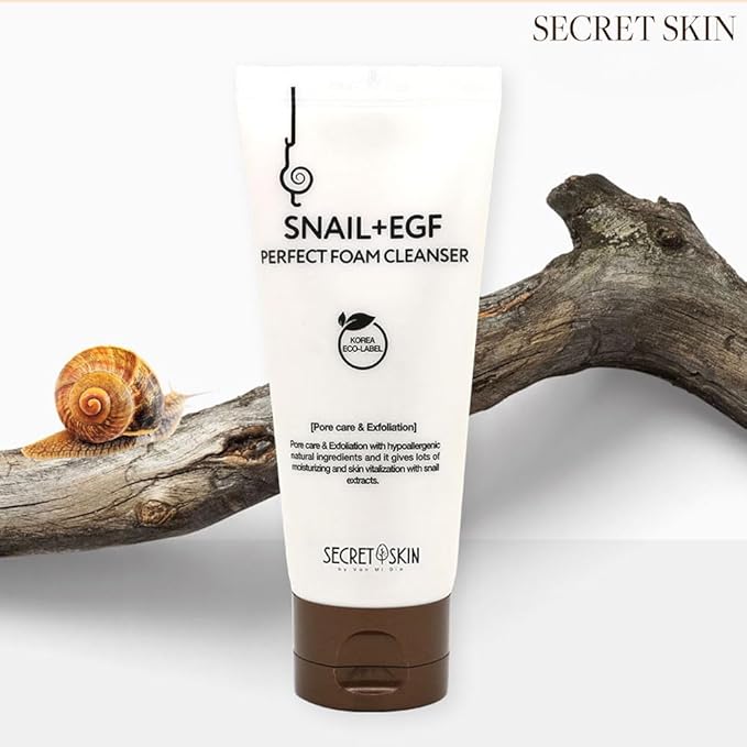 SECRET SKIN Snail+EGF Perfect Cream Wrinkle Bounce Firming Fine line Care Korean Skin Care (#03 Foam Cleanser)-VivaGrace Women