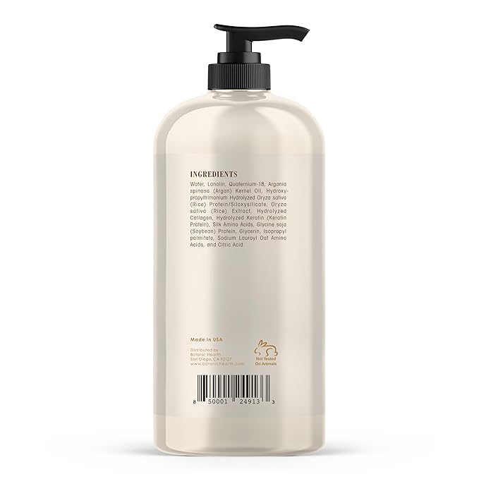 Botanic Hearth Keratin Conditioner with Argan Oil - Sulfate-Free Hair Treatment for All Hair Types, Normal, Dry or Damaged, Color Treated - 16 fl oz-VivaGrace Women