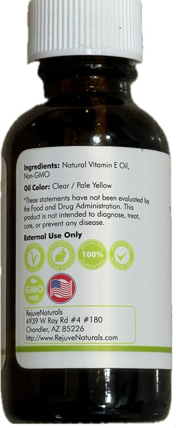 Vitamin E Oil - 100% Pure & Natural, 42,900 IU. Repair Dry, Damaged Skin from Surgery & Acne, Age Spots & Wrinkles. Boost Collagen for Moisturized, Youthful-looking Skin. d-alpha tocopherol-VivaGrace Women