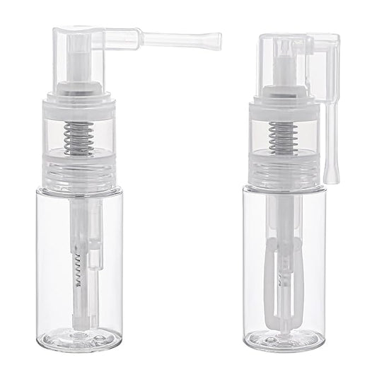 2 Pcs Empty Powder Spray Bottle, Cake Glitter Spray Bottle, Makeup Powder Spray Bottle, Barber Spray Bottle, Dry Powder Spray Bottle for Makeup Powder, Dusting, Glitter, Dry Cleaning Powder, Crafts-VivaGrace Women