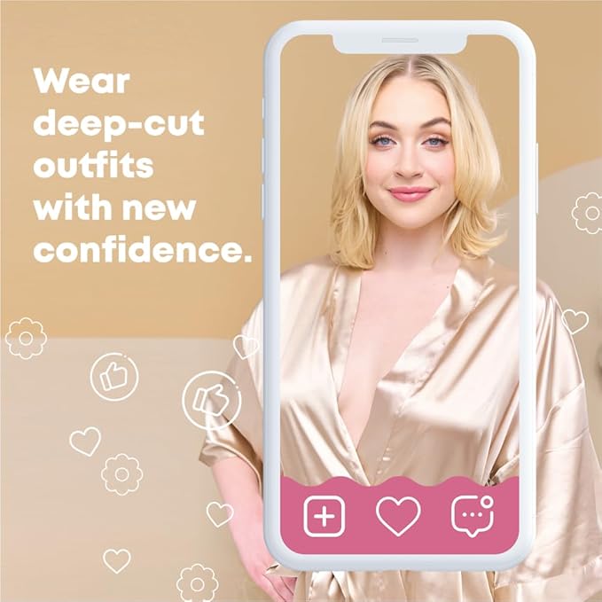 Chest Wrinkle Patches Reusable | Anti-Aging Patches for Fine Lines | Long-Lasting Wrinkle Pads for a Youthful Appearance | Skin-Safe Chest Care Solution | Includes 4 Durable Pads for a Smooth Look 4ct-VivaGrace Women