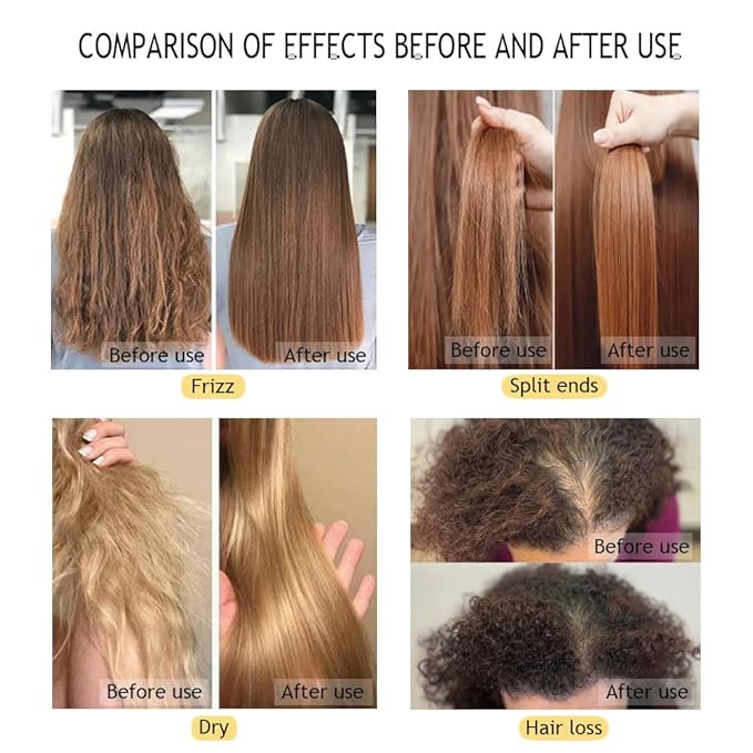 Moroccan Hair Treatment Masks, Hydrating Argan Oil Hair Mask, Collagen Hair Treatment, Deep Conditioning Hair Mask for Dry Damaged Hair-VivaGrace Women
