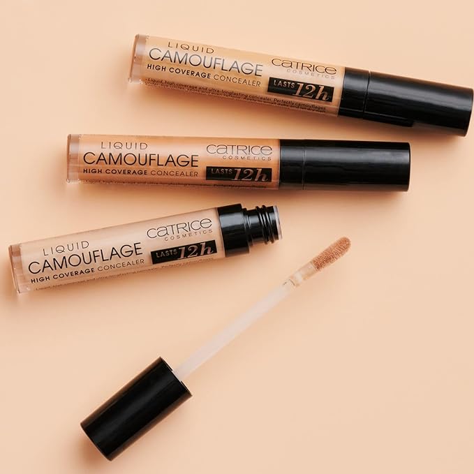Catrice | Liquid Camouflage High Coverage Concealer | Ultra Long Lasting Concealer | Oil & Paraben Free | Cruelty Free (005 | Light Natural)-VivaGrace Women