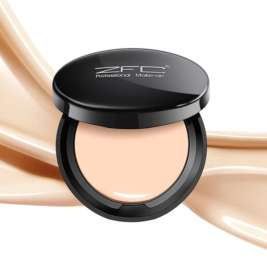 Foundation Makeup Concealer, Medium-to-Full Coverage Foundation Cream, Long Lasting Waterproof Up to 12HR Hybrid Setting Powder-VivaGrace Women