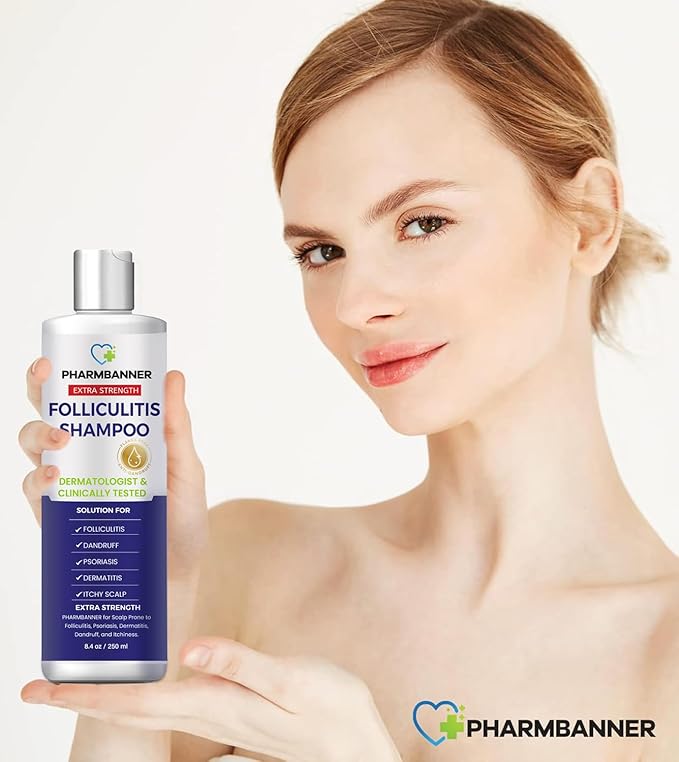Anti-Fungal Shampoo for Itchy, Dry Scalp – Supports Scalp Health, Helps with Folliculitis, Seborrheic Dermatitis & Scalp Flaking-2 Pack-VivaGrace Women