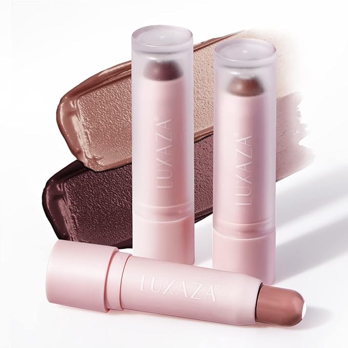 2PCS Tinted Lip Balm Chapstick with Color, Natural Semi - Gloss Finish, Hydrating/Coloring 2 in 1 Moisturizer Lip Stick for Girls & Women #01＋#05-VivaGrace Women