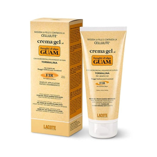 Guam Classic Strengthening Gel Mud Cream against Cellulite With Tourmaline and Far Infrared Rays (FIR Formula), After Care for Body Wraps to Prolong the Effect, 200 ML-VivaGrace Women