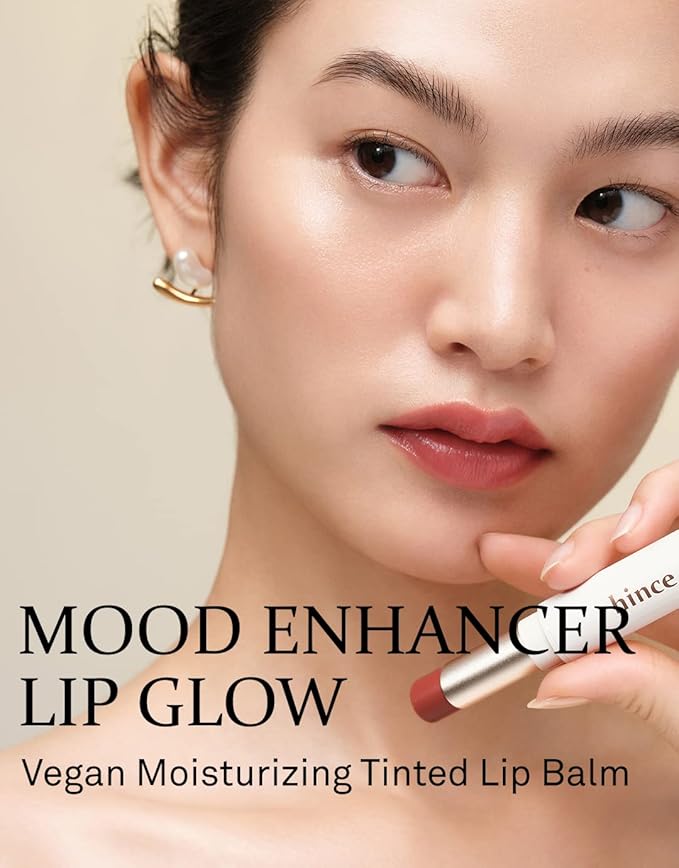 HINCE Mood Enhancer Lip Glow, Moisturizing Lip Balm with Shea Butter & Sweet Almond, Non-Sticky and Long-lasting Tinted Lip Tint with Buttery Balm Texture for Neutral Color 0.2oz. (1, LET ME DEW, 06)-VivaGrace Women