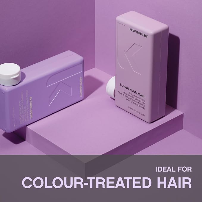 KEVIN.MURPHY BLONDE.ANGEL.WASH - Blonde Shampoo - Purple Shampoo for Blonde & Grey Hair - Colour Enhancement Hair Care - Colour Safe - Paraben & Sulphate Free - 250 mL /8.4 fl oz-VivaGrace Women