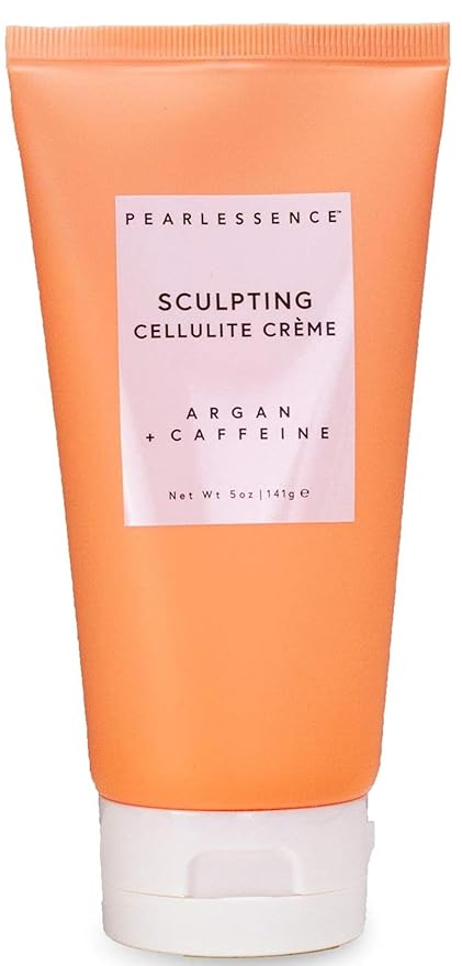 Pearlessence Sculpting Cellulite Cream, Argan & Caffeine - Helps Soften, Firm & Plump | Reduce Appearance of Dimples & Cellulite | USA Made (5 ounces)-VivaGrace Women