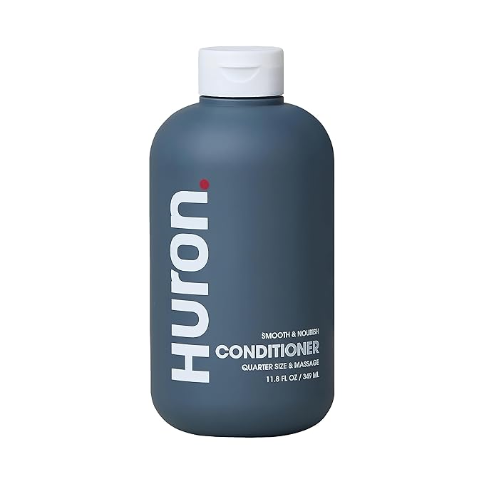 Huron Men’s Conditioner - Lightweight, Hydrating Conditioner - Eliminates Frizzy Hair, Moisturizes, & Restores Shine - Clean & Invigorating Scent - 100% Vegan Ingredients & Cruelty-Free - 11.8 Fl Oz-VivaGrace Women