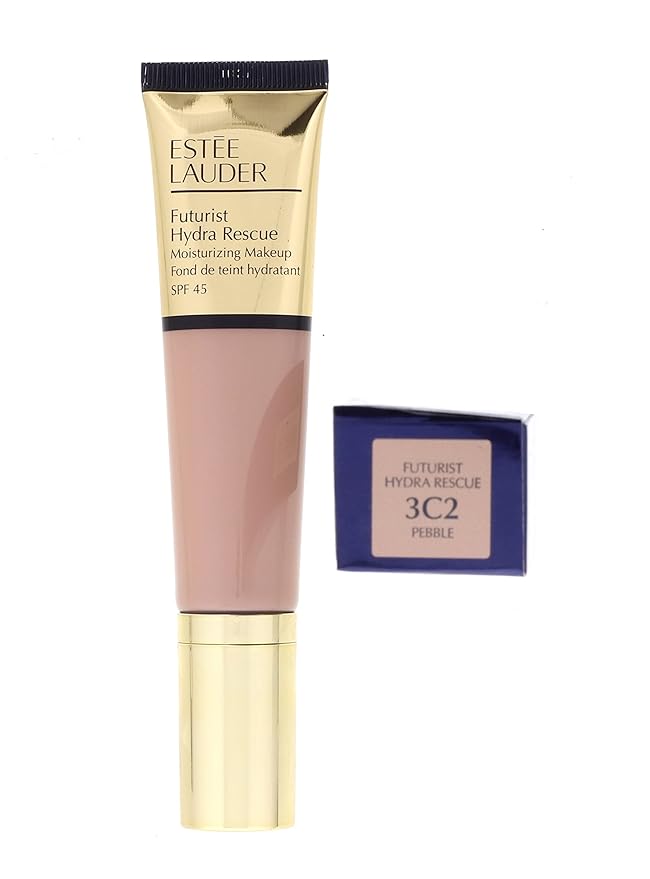 Estée Lauder Futurist Hydra Rescue Moisturizing Makeup SPF 45 Pebble 3C2-VivaGrace Women