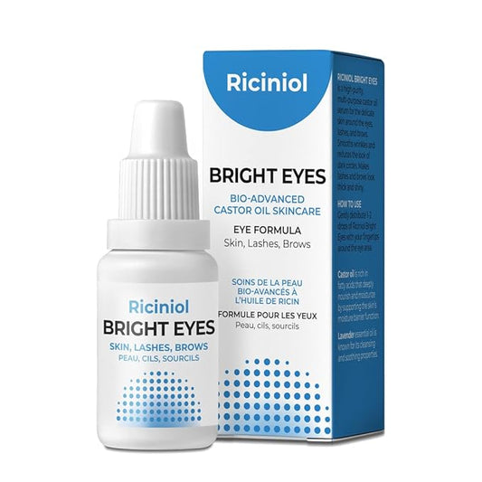Bright Eyes -Bio-Advanced Castor Oil Ointment Eye Formula for Skin, Lashes, and Brows, 15 ml, Pack of 1-VivaGrace Women
