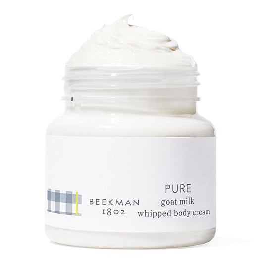 Beekman 1802 Whipped Body Butter Cream with Goat Milk - Deeply Moisturizes, Softens Skin - Natural & Gentle for All Skin Types - Non-Greasy, Cruelty-Free, 8 oz-VivaGrace Women