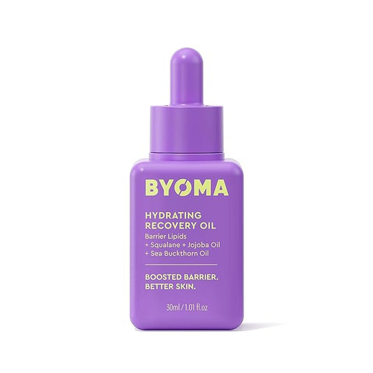 BYOMA Hydrating Recovery Oil - Luxury Face Oil with Squalane, Jojoba Oil & Seabuckthorn Oil - Instant Radiant and Glowy Skin - Barrier Repair Facial Oil - 1.01 fl. oz-VivaGrace Women