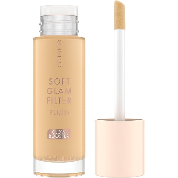 Catrice | Soft Glam Filter Fluid | Luminous Make Up Base & Highlighter for Radiant Complexion | With Vitamin E & Squalene | Vegan & Cruelty Free (20 | Light - Medium)-VivaGrace Women