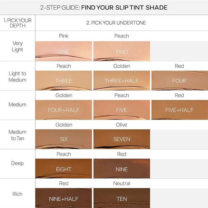 Saie Slip Tint Tinted Moisturizer with SPF 35 - Light Coverage, Glowy Skin Tint & Mineral Sunscreen for Face with Hydrating Hyaluronic Acid - Summer Makeup Essential - Shade Four (1.35 oz)-VivaGrace Women