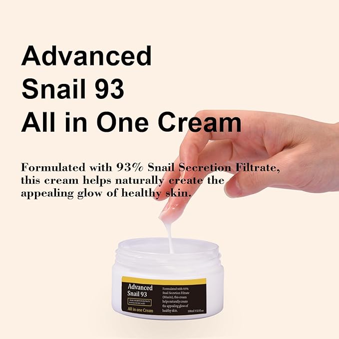 Snail Mucin Power Essence Set 3PCS, Snail Mucin Serum+Snail Mucin Moisturizer+Snail Hydrogel Eye Patch, Korean Skin Care Set for Hydrating, Dark Circles Undereye-VivaGrace Women