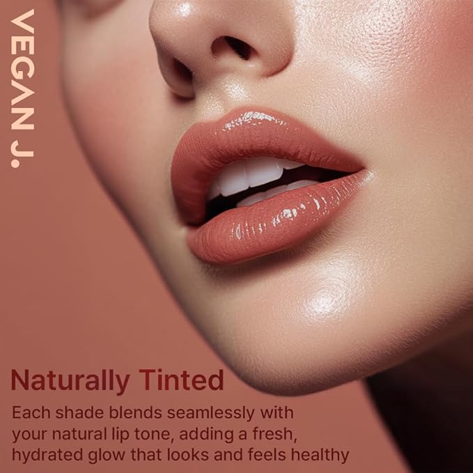 Lip Balm – Long-Lasting Hydration with Natural Color – Korean Beauty, Oasis Plant Complex, Silicone-Free, Vegan & Cruelty-Free Lip Care (004 Coco Brown)-VivaGrace Women