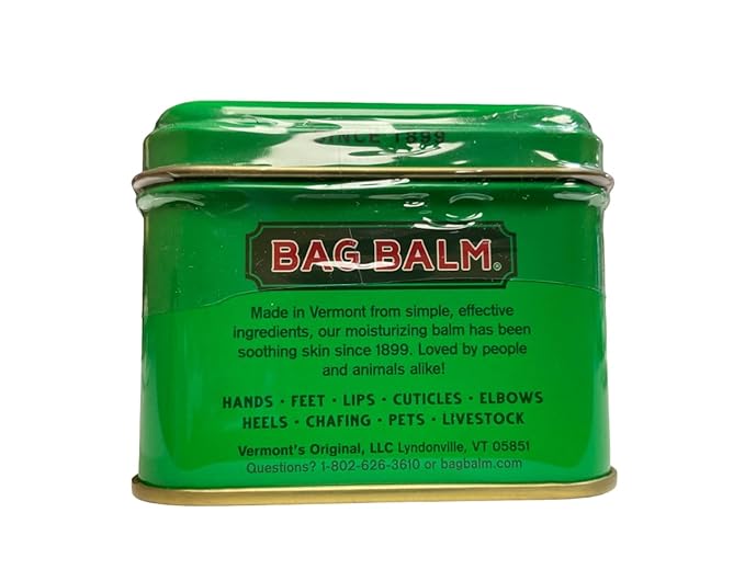 Bag Balm Vermont's Original for Dry Chapped Skin Conditions - Hand & Body (4 Ounce (Pack of 3))-VivaGrace Women
