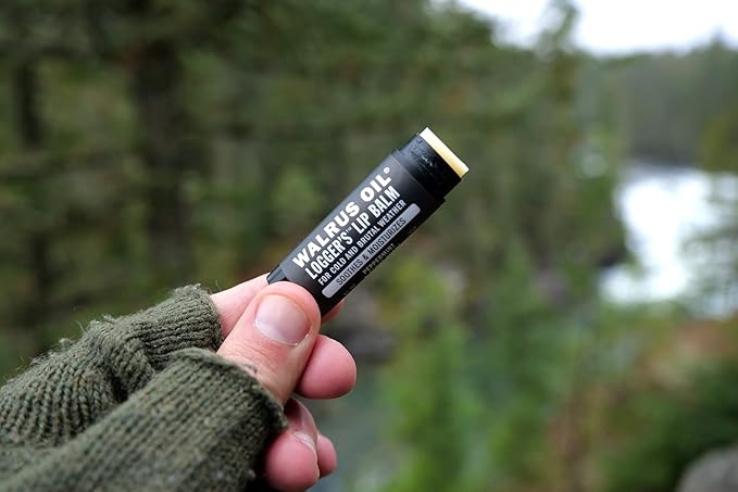 WALRUS OIL - Logger's Lip Balm, 2-Pack, 100% Vegan, Made with Candelilla Wax, Almond Oil, Coconut Oil, Jojoba Oil, and Natural Ingredients.-VivaGrace Women