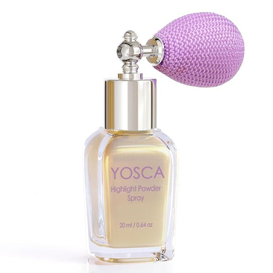 Highlighter Powder Spray, 20ML Cosmetic Grade High Gloss Body Shimmer Powder Fairy Dust Highlighter Sparkle Face Makeup Setting Magic Diamond Glitter Spray Shimmer Face Body Skin Hair Clothes-VivaGrace Women