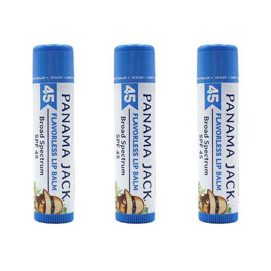 Panama Jack Sunscreen Lip Balm - SPF 45, Broad Spectrum UVA-UVB Sunscreen Protection, Prevents & Soothes Dry, Chapped Lips-VivaGrace Women