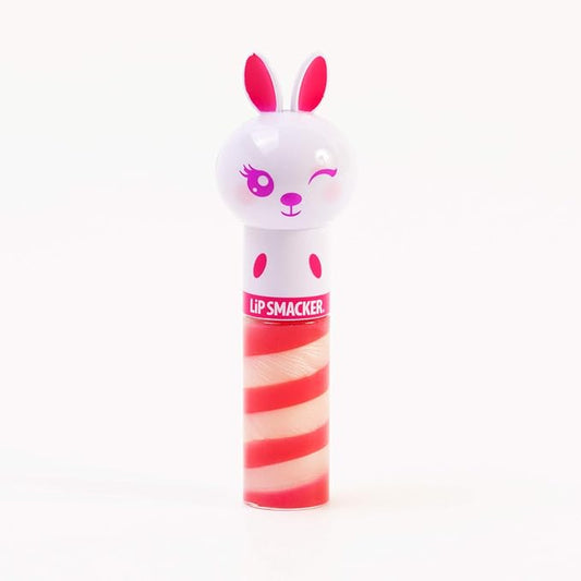 Lip Smacker Lippy Pals Swirls Bunny, Flavored Moisturizing & Smoothing Soft Shine Lip Balm, Hydrating & Protecting Fun Tasty Glossy Finish, Cruelty-Free & Vegan - Hopping Caramel Corn-VivaGrace Women