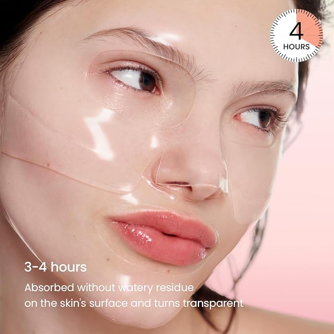 BIODANCE Bio-Collagen Real Deep Mask, Hydrating Overnight Hydrogel Mask, Pore Minimizing, Plumping, Elasticity Improvement, Korean Skincare | 1.19oz(34g) x 16ea-VivaGrace Women