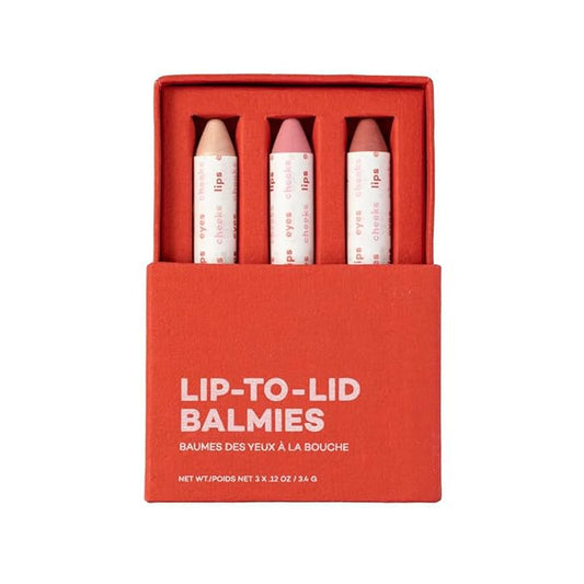 Axiology Multi Stick Crayons For Eyes, Lips, Cheeks Balmies Trio Gift Set Creamy Buildable Lightweight Moisturizing Blush Face Sticks Contour & Highlight All Day Wear Face Makeup (Cotton Candy Skies)-VivaGrace Women