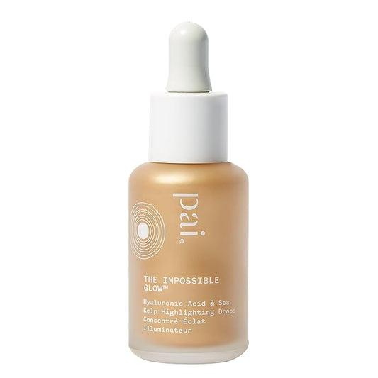 Pai Skincare - The Impossible Glow Organic Hyaluronic Acid + Sea Kelp Glow Drops | Natural, Vegan, Sensitive Skincare (Champagne, 1 fl oz | 30 ml)-VivaGrace Women