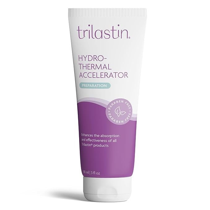TriLASTIN Hydro-Thermal Accelerator - Moisturizer (3oz / 88ml) | Vitamin-Infused Skin Serum | Pregnancy and Postpartum Skin Care for Stretch Mark Prevention | Hypoallergenic and Paraben-Free Formula-VivaGrace Women