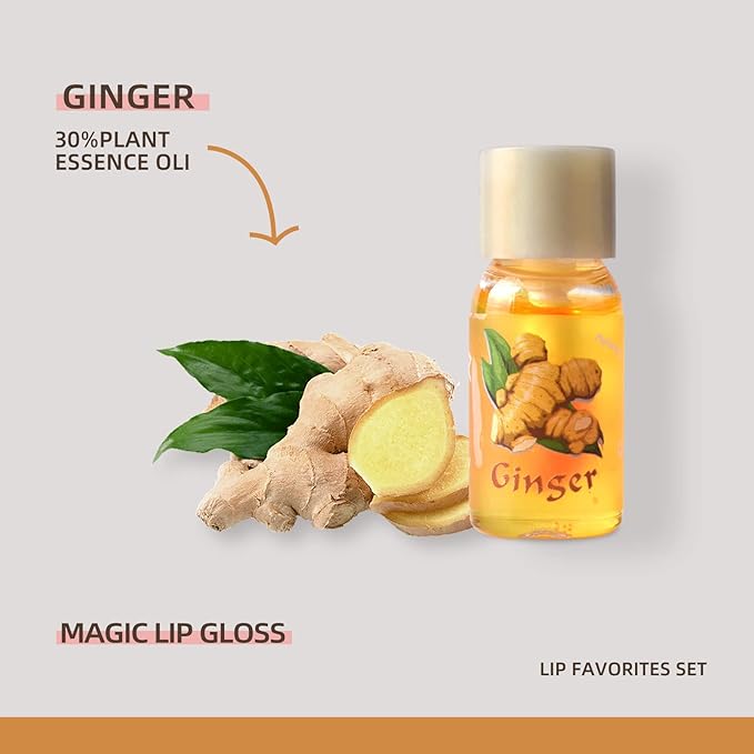 LAMUSELAND 3Pcs Mini Cute Lip Oil, Hydrating Clear Lip Gloss for Lip Care to Prevent and Soothe Dry, Chapped Lips (A (3Pcs))-VivaGrace Women