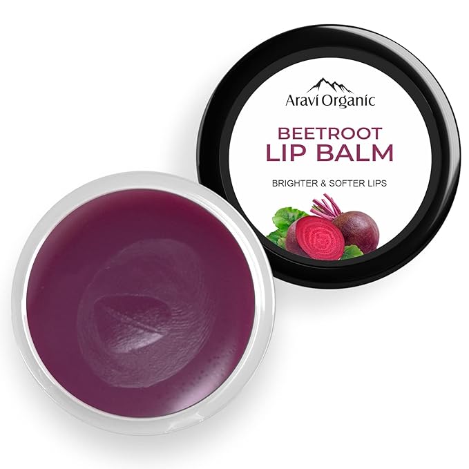 Beetroot Lip Balm For Women & Men | For Dark Lips, Lip Lightening, Dry & Chapped Lips | Makes Soft & Glossy Lips-VivaGrace Women