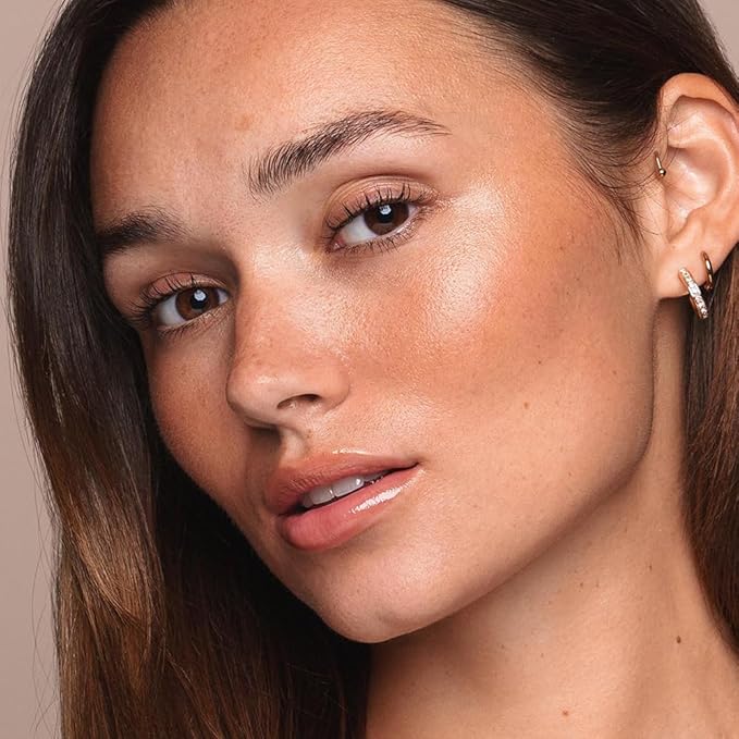Jouer Bloom, Bronze & Glow Bronzer + Highlighter Stick - Cream Contour Makeup Stick - Hydrating Rose Hip Oil and Squalane Formula, Sunset-VivaGrace Women