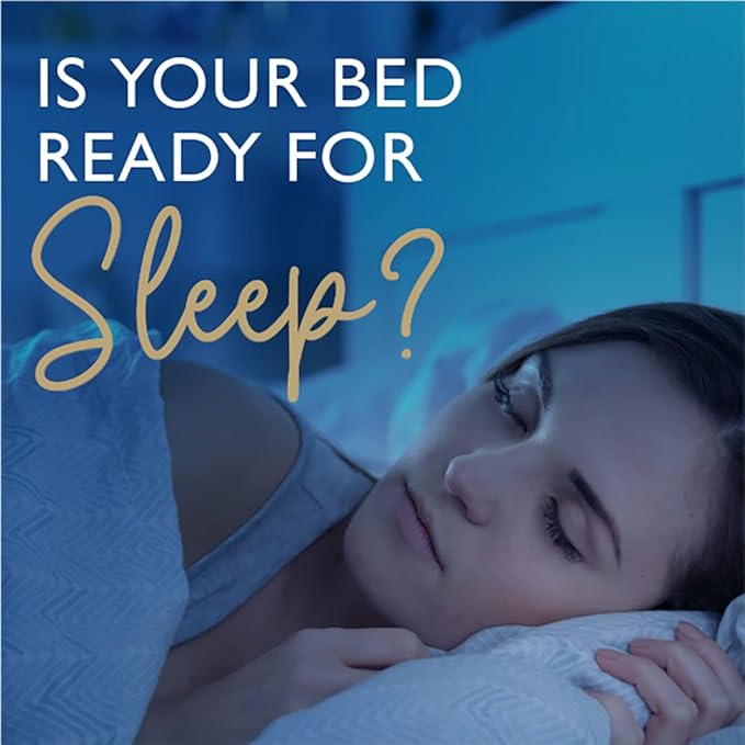 Feather & Down Sleeping Bag Gift Set: Luxury Eye Mask, Sleep Balm, Pillow Spray and Shower Cream, with Calming Lavender & Chamomile Essential Oils, Vegan & Cruelty Free-VivaGrace Women