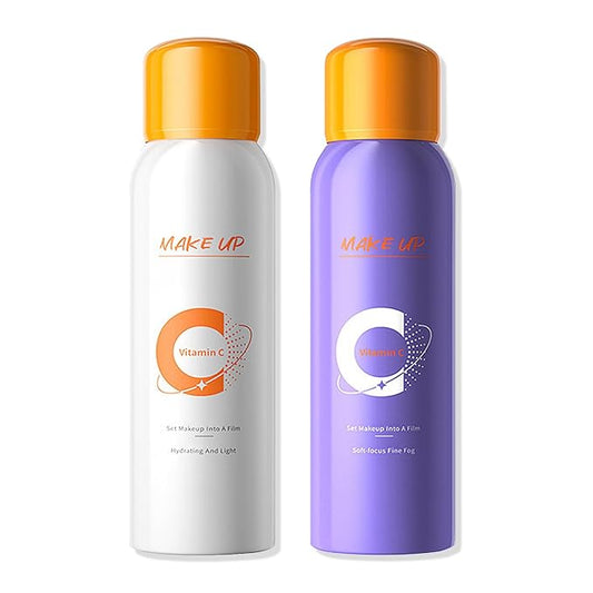 2PCS Makeup Setting Spray for Face,Waterproof Setting Spray for Makeup,Long Lasting Oil Control Finishing Holding Face Mist,Refreshing Hydrating Glossy and Matte Fixing Facial Mist Make Up Set A1-VivaGrace Women