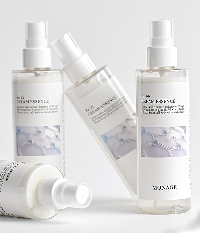 Re 22 Cream Essence – Korean Skin Care All-in-One Hydrating Spray with Resurrection Plant & Sea Lettuce Stem Cells for Youthful, Balanced Skin – Relaxing Gifts, 150ml / 5.07 fl. oz-VivaGrace Women